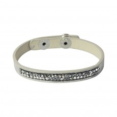 Strap Bracelet-PSB-Silver/Grey